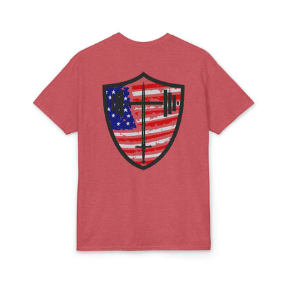 Bible & Barbell Patriotic Logo T-Shirt