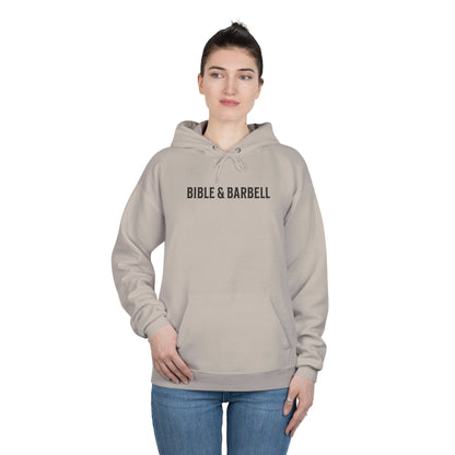 Lift Hard Pray Harder Hoodie — Bible & Barbell Faith Workout Pullover