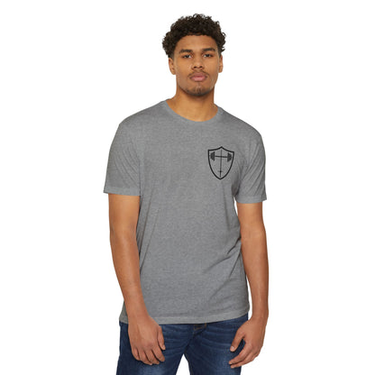 Christian Gym T-Shirt — "Lift Hard Pray Harder" Athletic Faith Tee