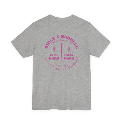 Women's Pink Circle Logo T-Shirt