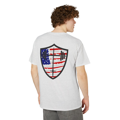 Bible & Barbell Patriotic Logo T-Shirt