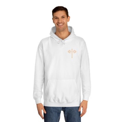 Strength In The Lord - Psalm 28:7 Unisex College Hoodie