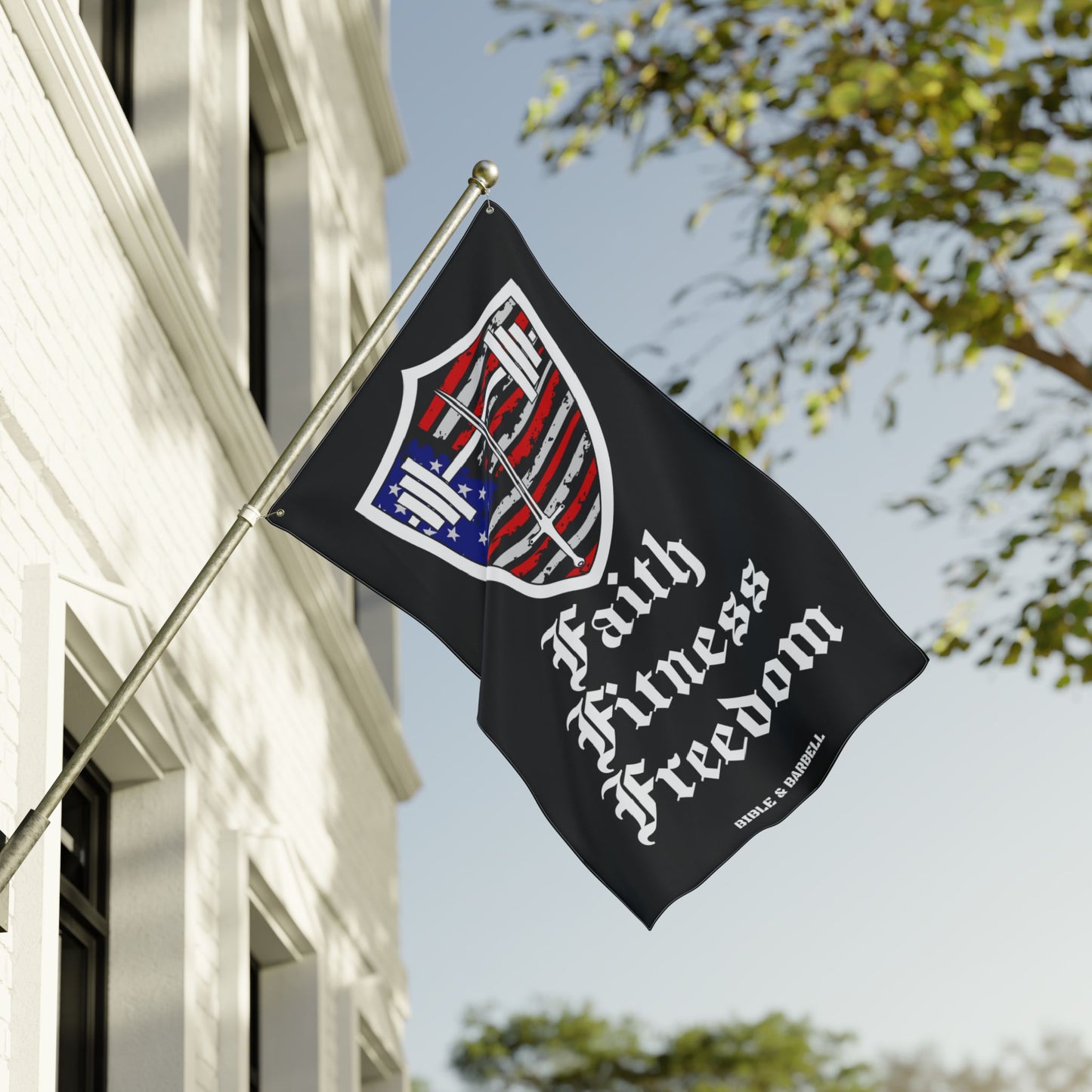Faith Fitness Freedom Gym Flag