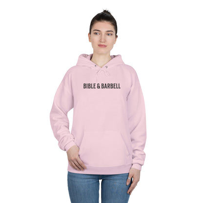 Lift Hard Pray Harder Hoodie — Bible & Barbell Faith Workout Pullover