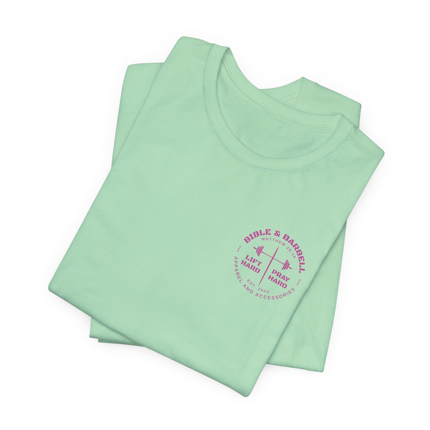 Women's Pink Circle Logo T-Shirt