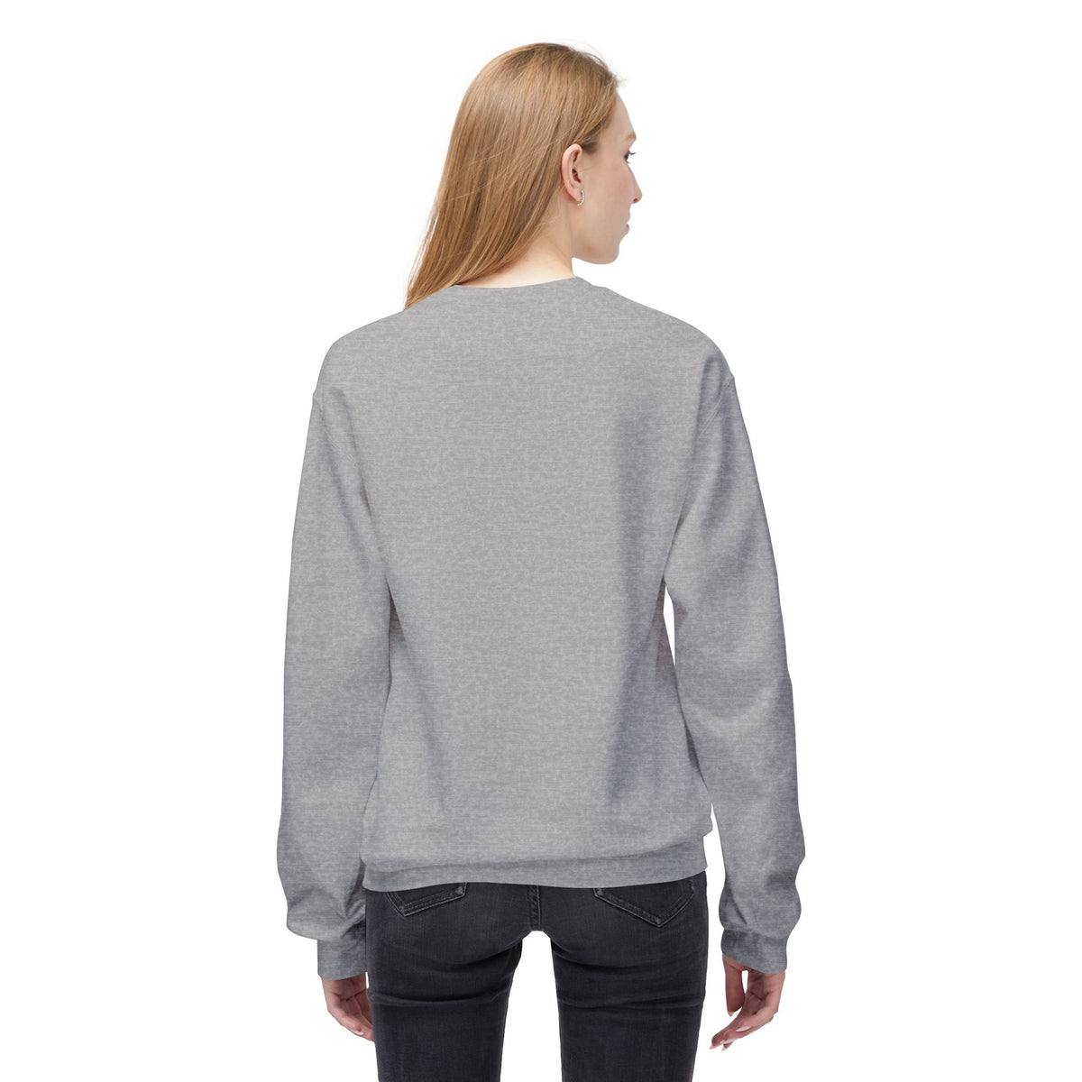 Bible & Barbell Crewneck Sweatshirt — Christian Fitness Floral Gym Pullover