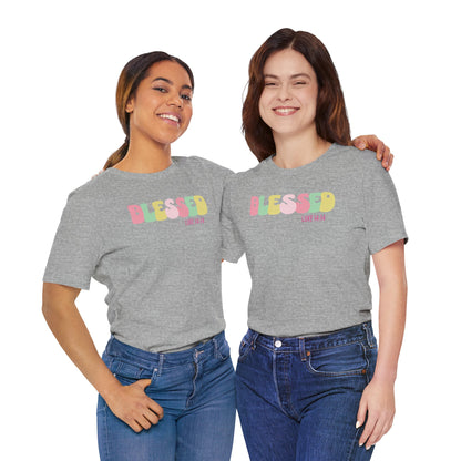 Blessed - Luke 14:14 Unisex Jersey Tee