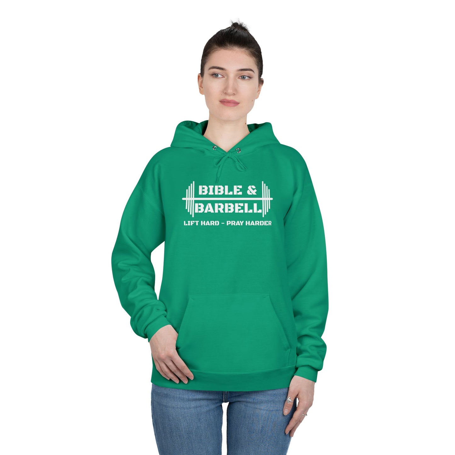Bible & Barbell - John 15:5 Hoodie